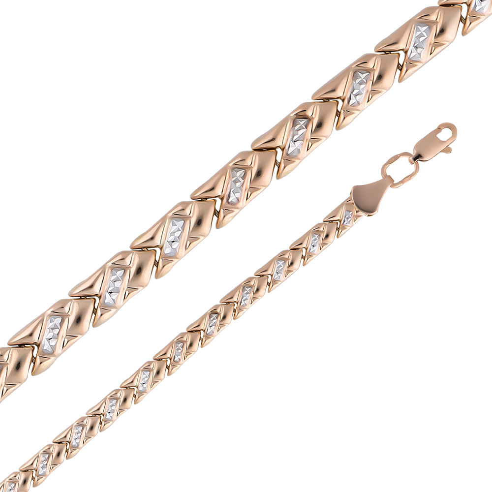 Браслет из красного золота