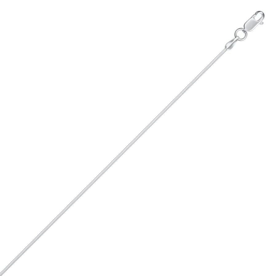 Цепь из серебра 925, плетение «Снейк»