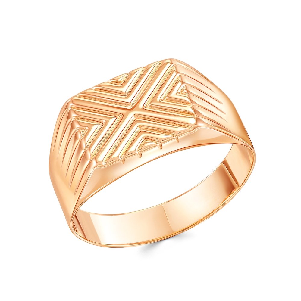 Печатка из красного золота