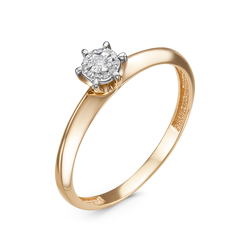 Кольцо из золота с бриллиантами