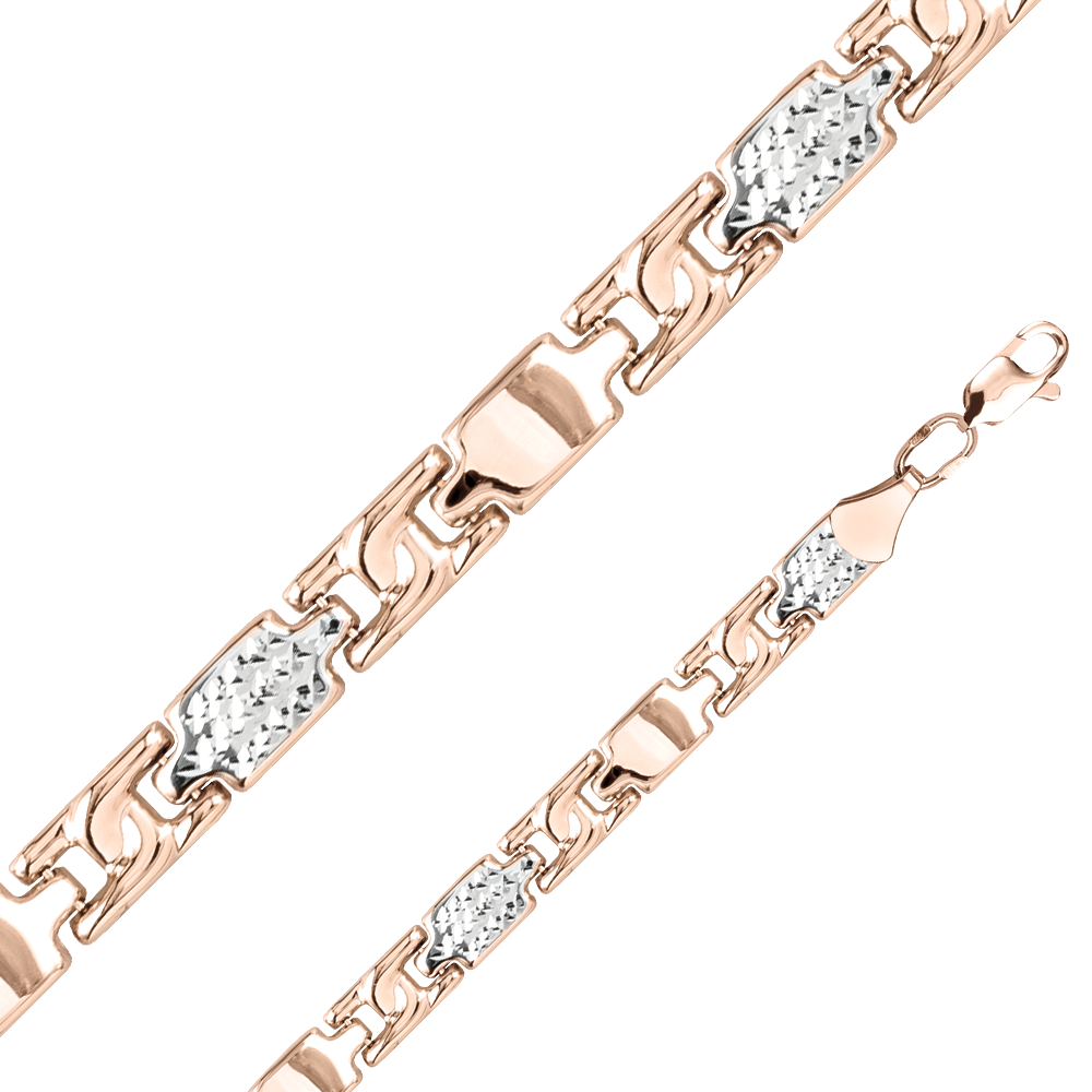 Браслет из комбинированного золота