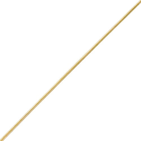 Цепь из желтого золота 585, плетение «Снейк»