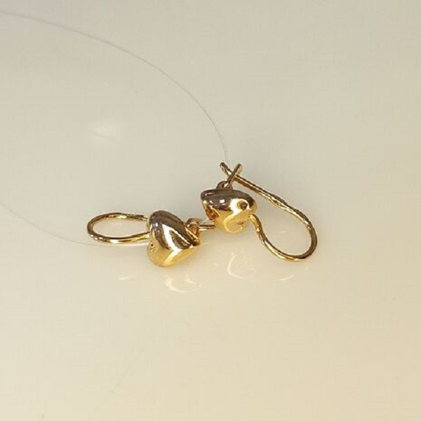 Серьги из красного золота