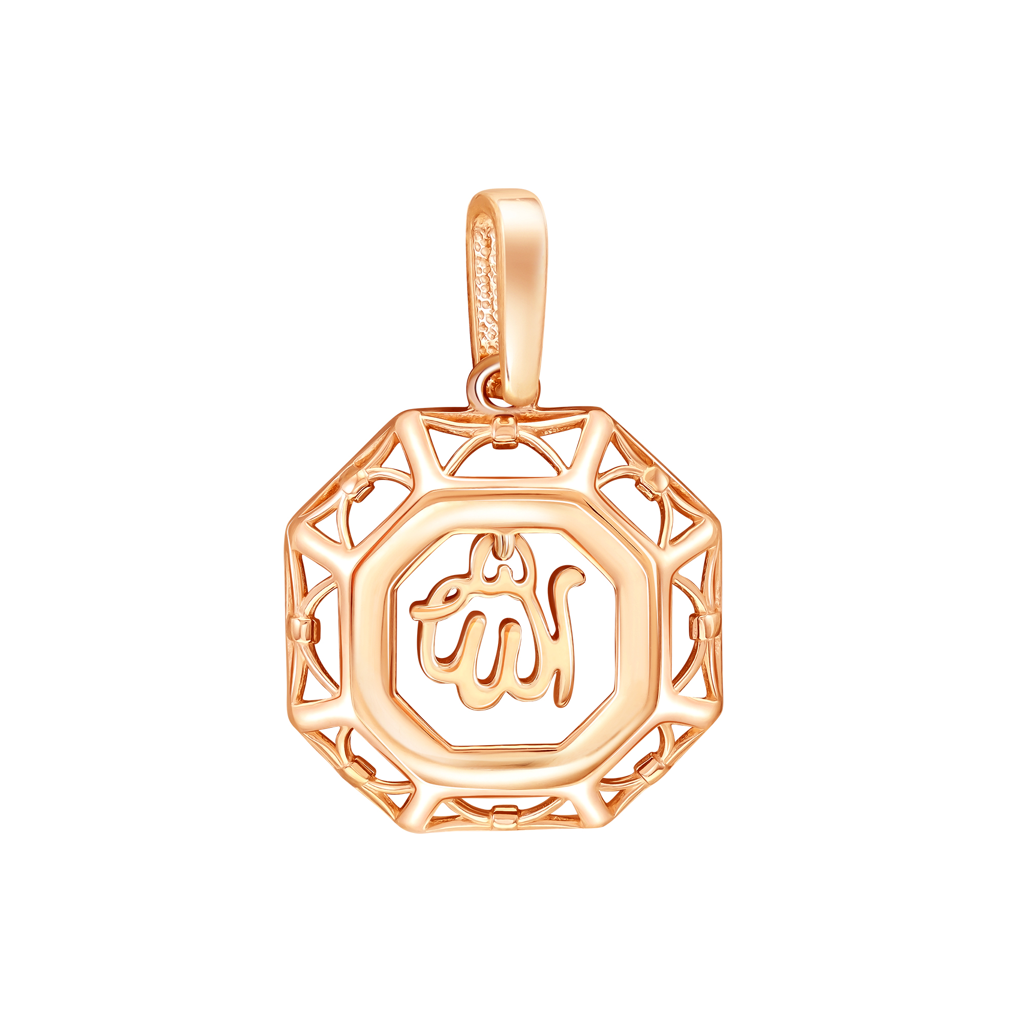 Подвеска из красного золота