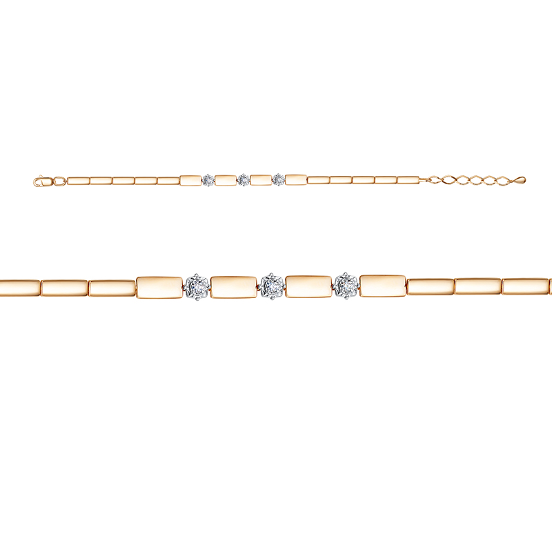 Браслет из золота с бриллиантами