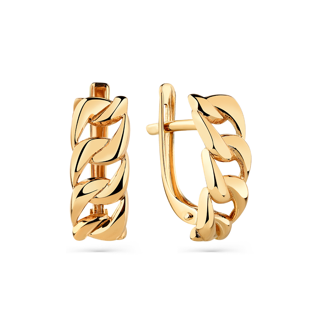 Серьги из красного золота