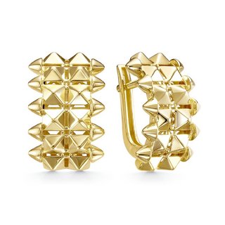 Серьги из желтого золота