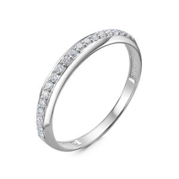 Кольцо из белого золота с бриллиантами