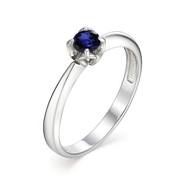 Кольцо из серебра с сапфиром