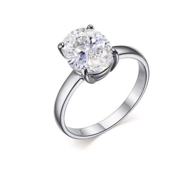 Кольцо из серебра с горным хрусталем