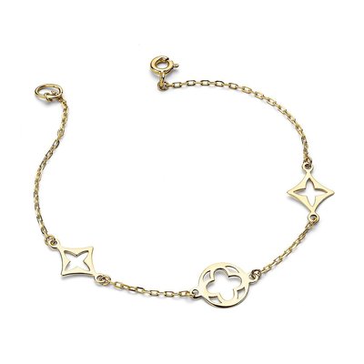 Браслет из красного золота