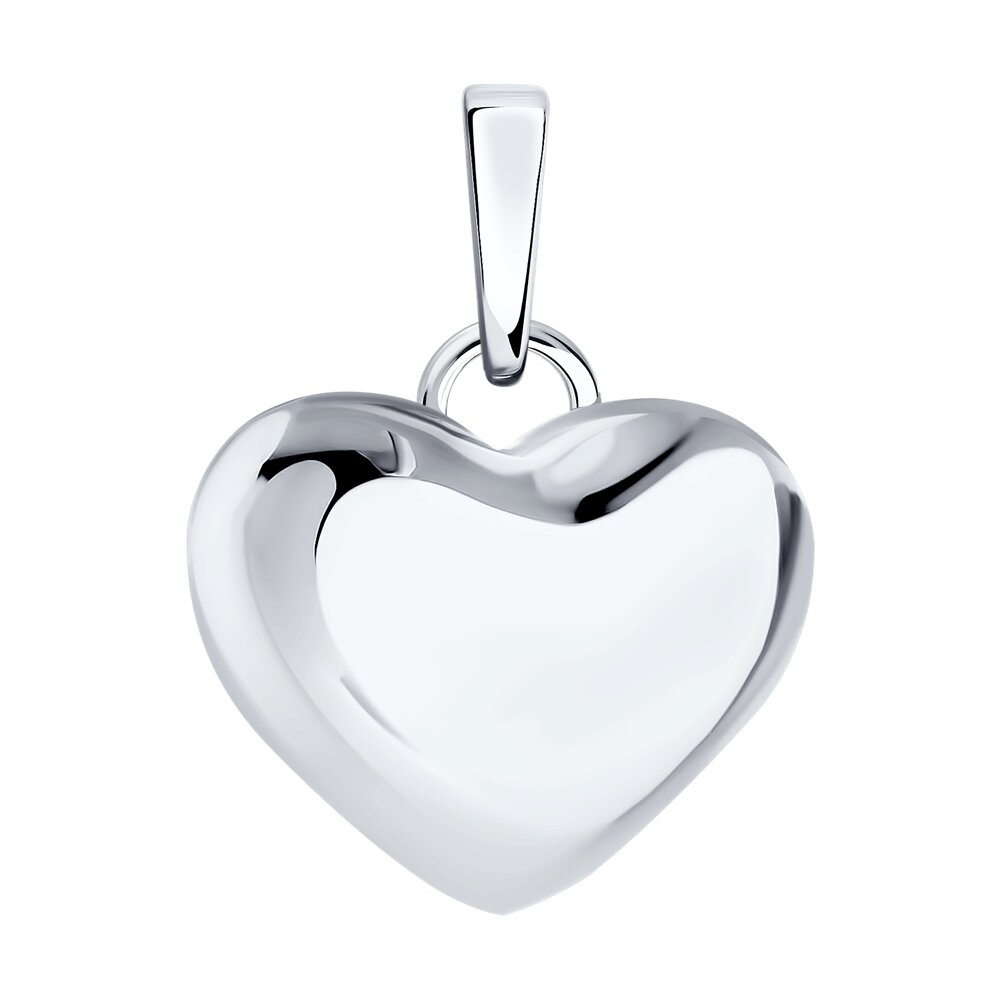 Подвеска из серебра «Сердце»
