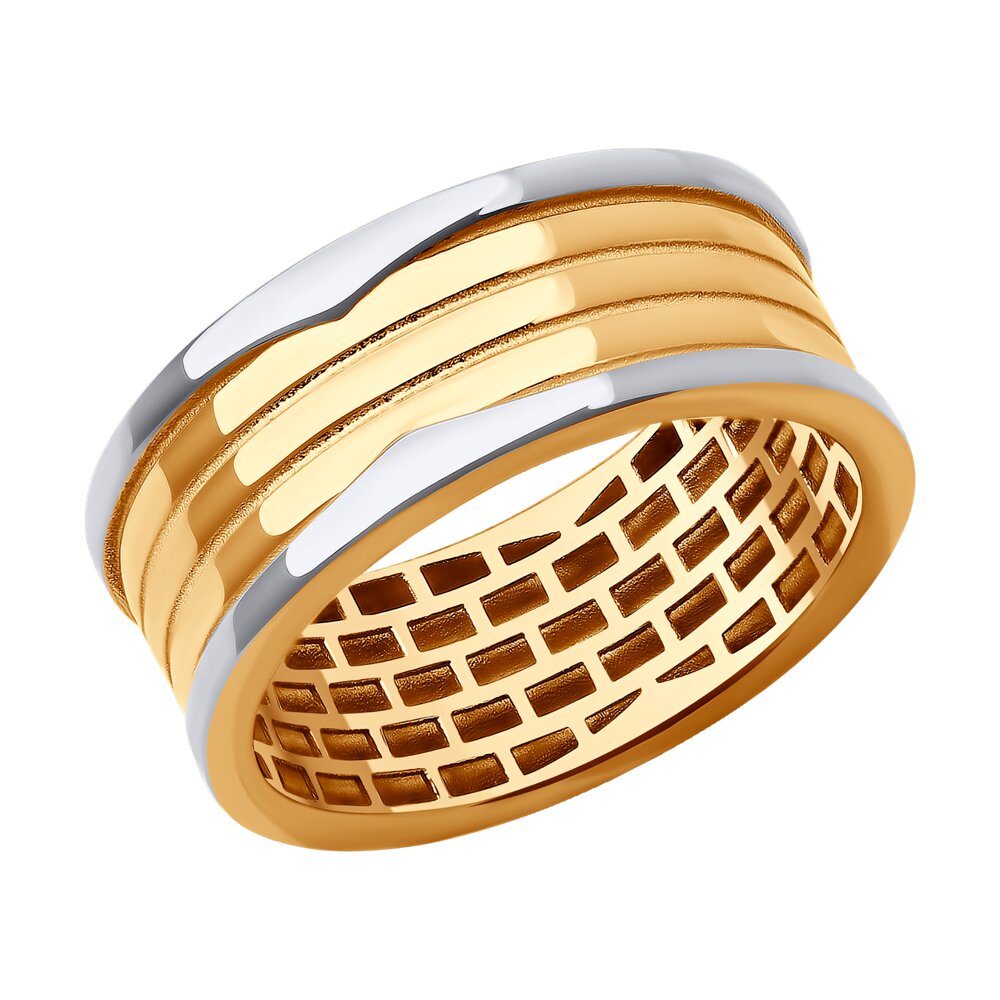 Кольцо из комбинированного золота