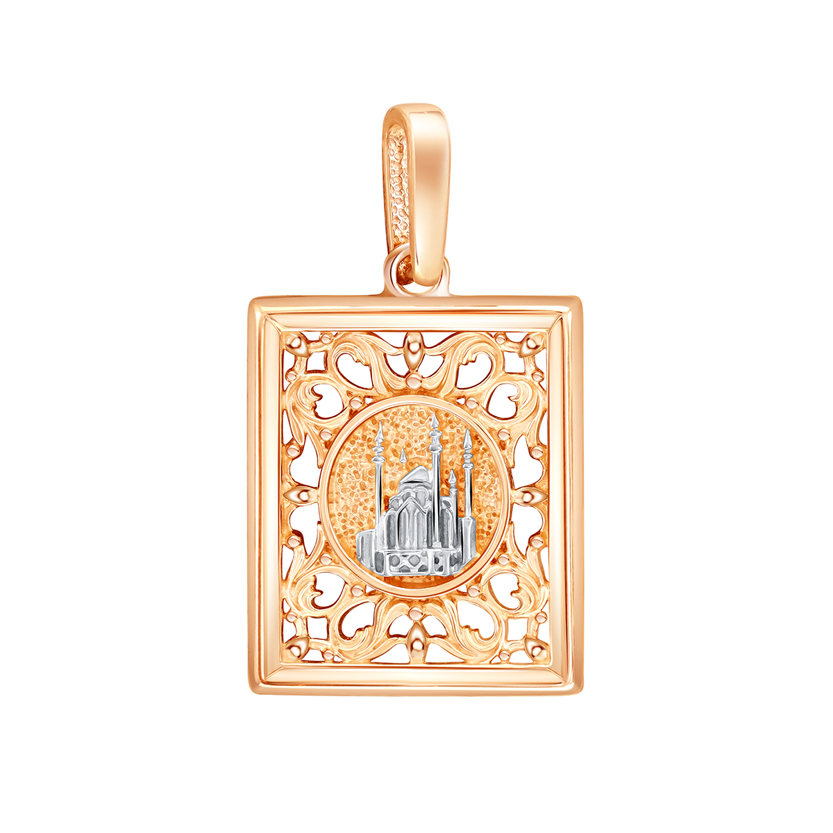 Подвеска из красного золота