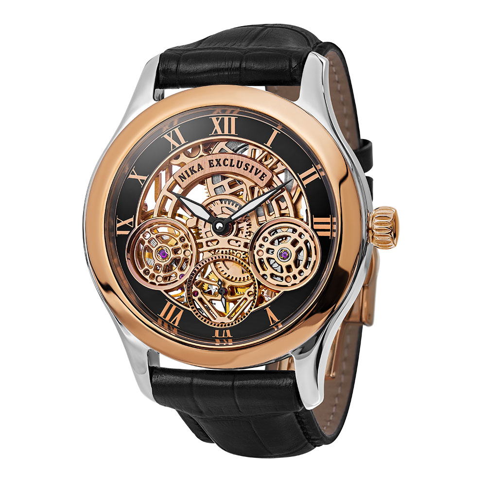 Часы мужские из комбинированного металла NIKA EXCLUSIVE