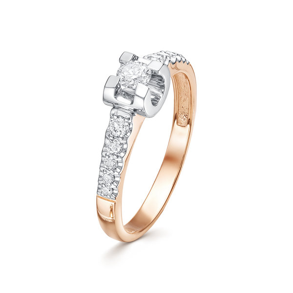 Кольцо из золота с бриллиантами