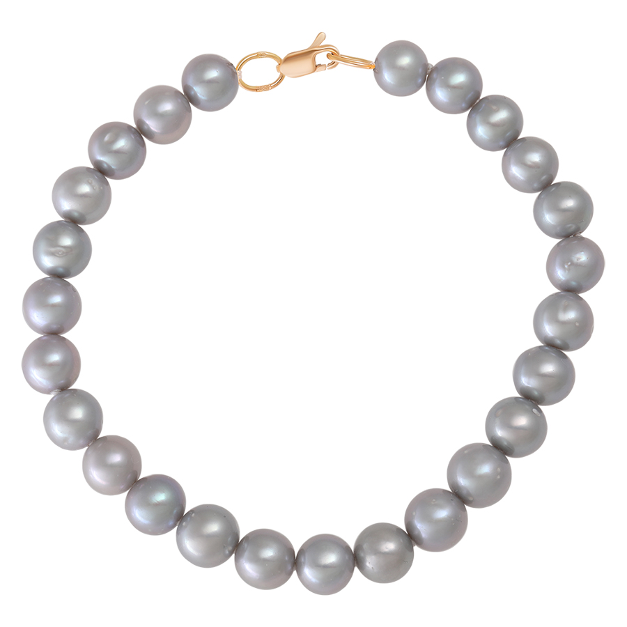 Браслет из красного золота с жемчугом