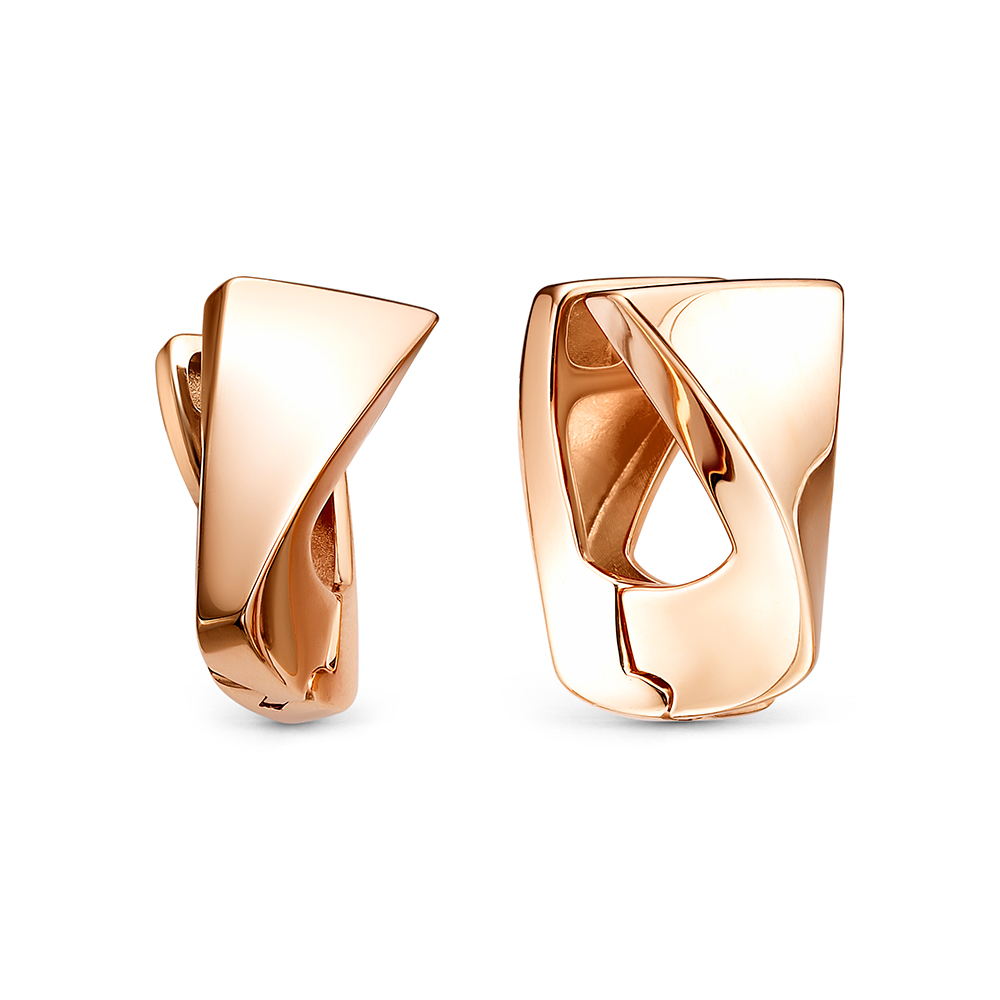 Серьги из красного золота