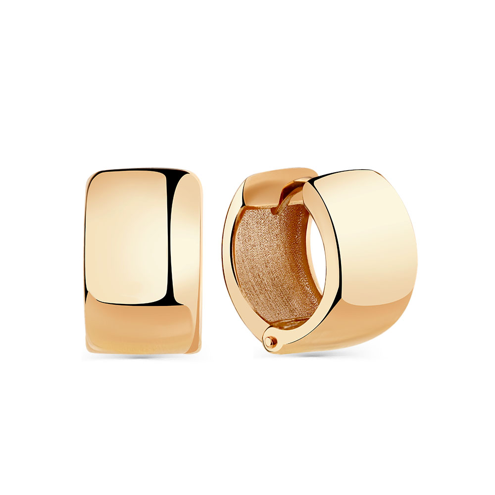 Серьги из красного золота