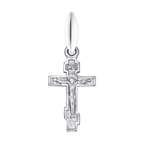 Крестик православный из серебра