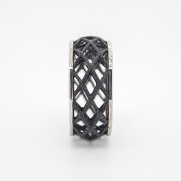 Кольцо из серебра с эмалью