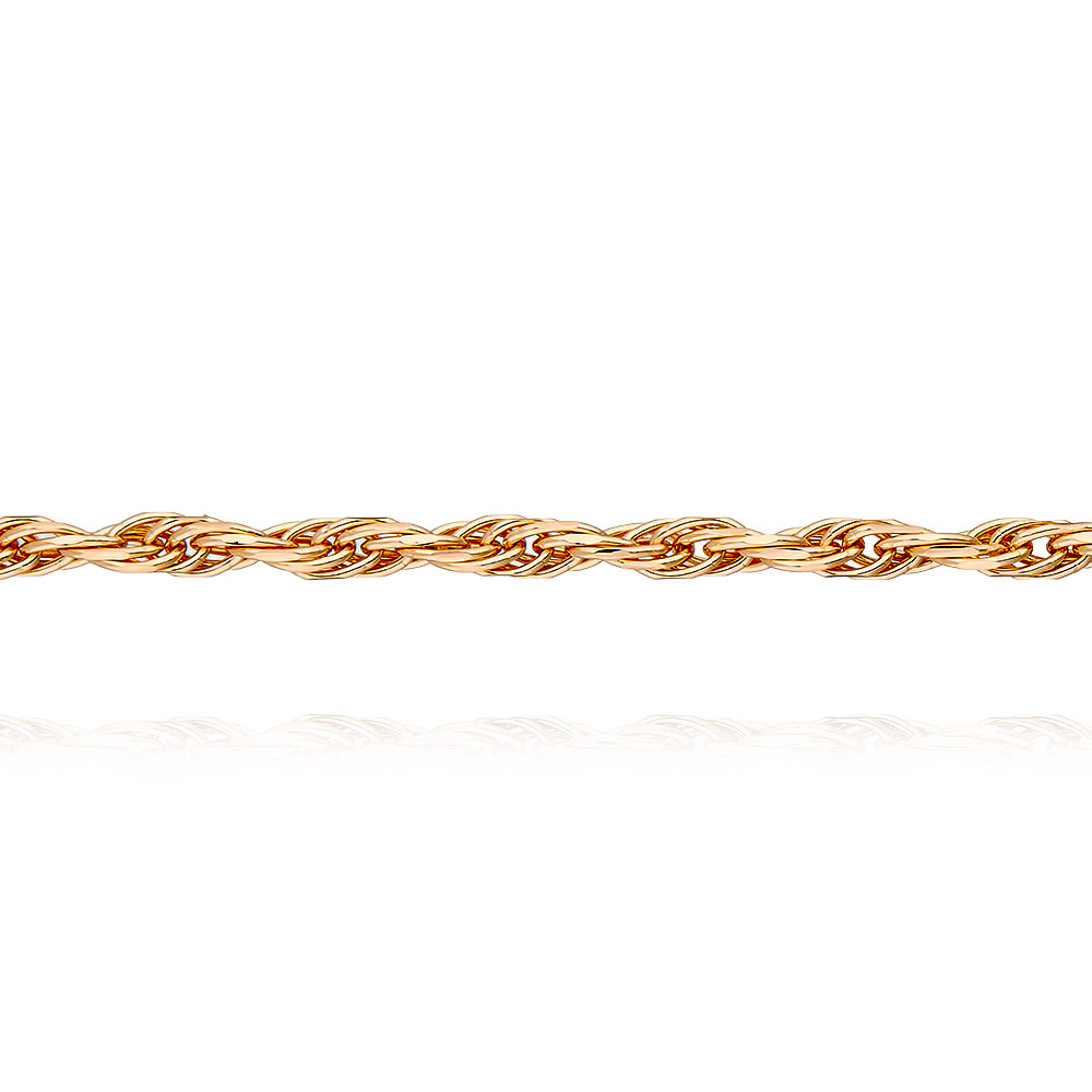 Цепь из красного золота 585, плетение "Якорь"