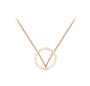 Колье из красного золота