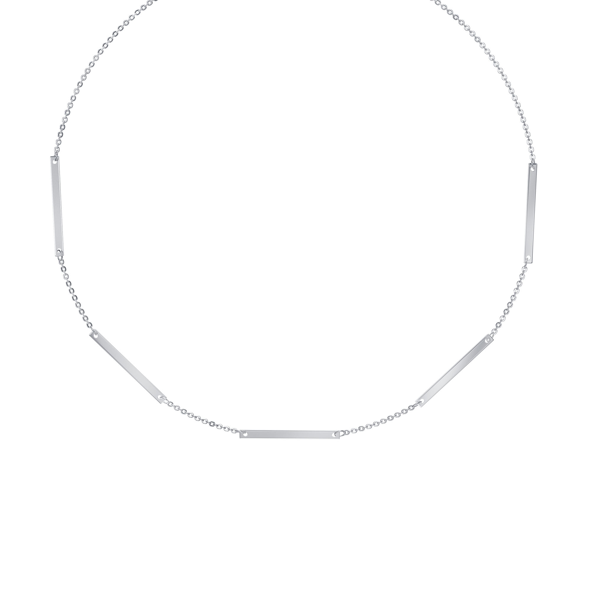 Колье из серебра