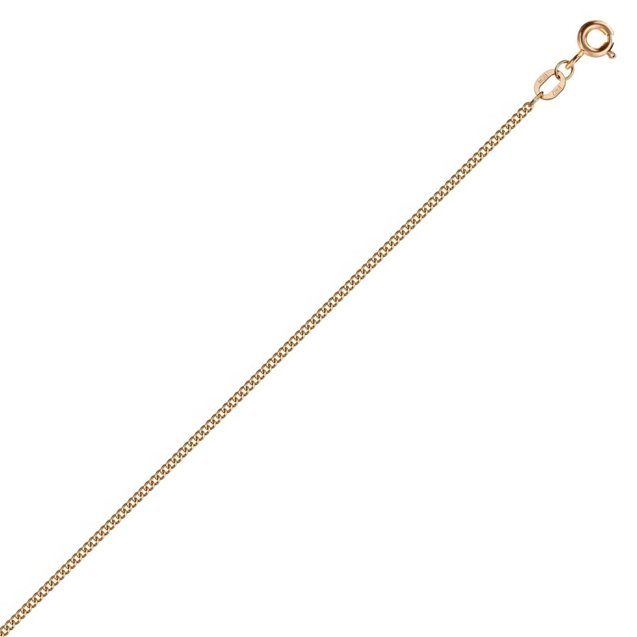 Цепь из красного золота, плетение «Гурмета»