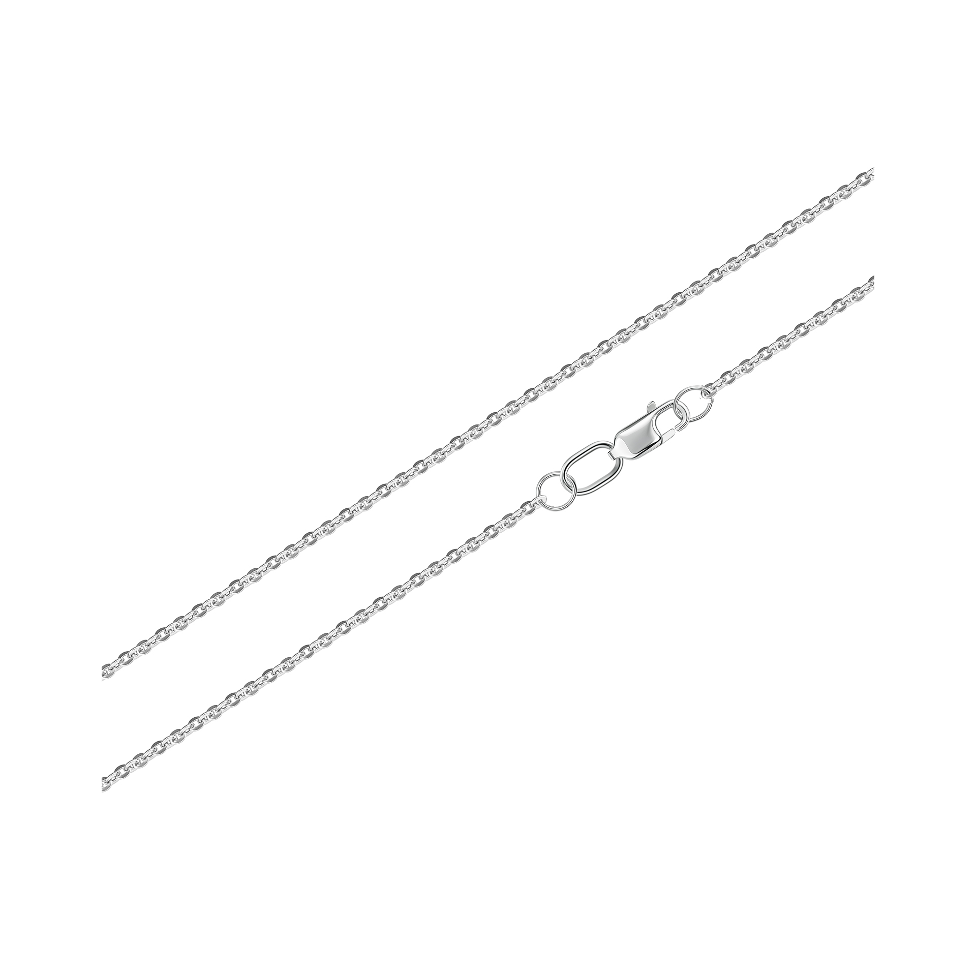 Цепь из серебра 925 «Якорь круглый»