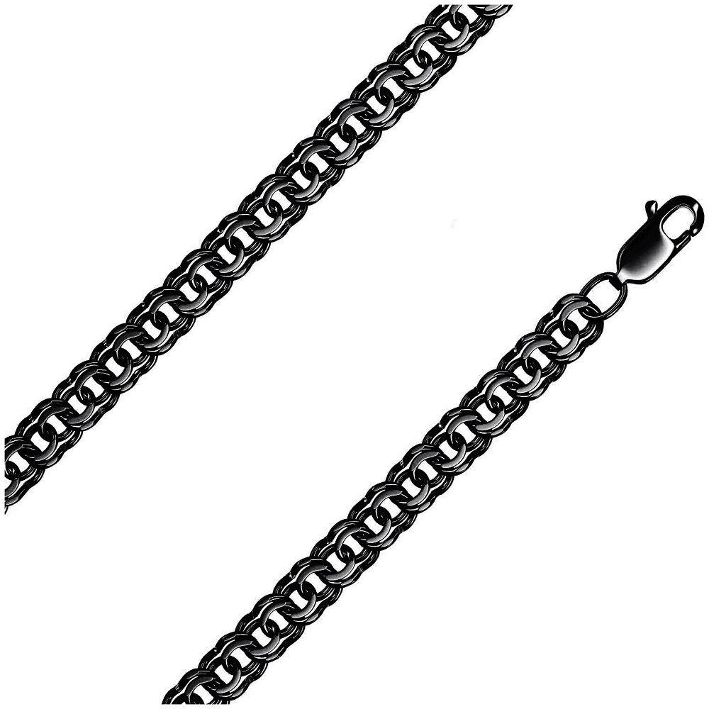 Цепь из серебра 925, плетение «Бисмарк»