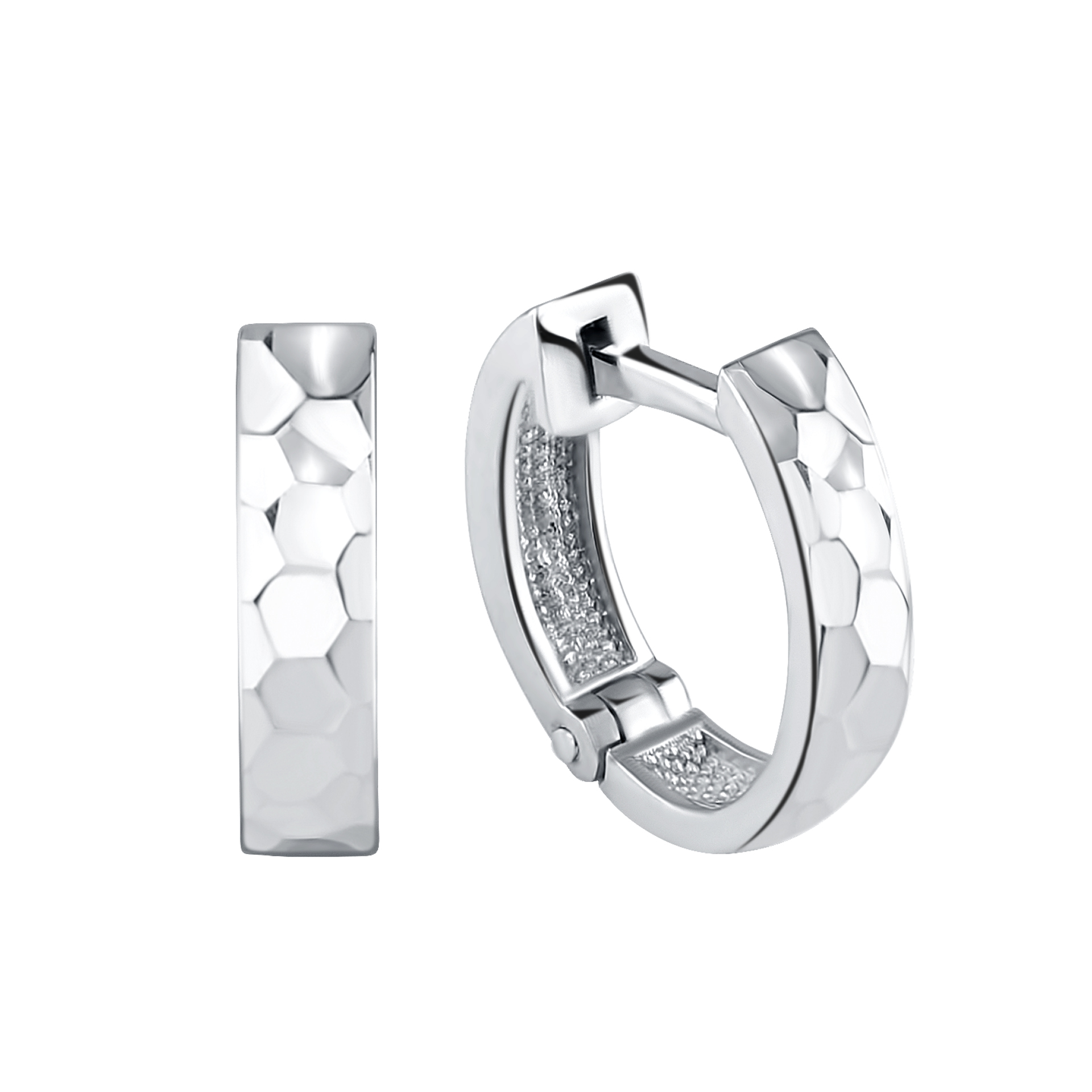 Серьги конго из серебра