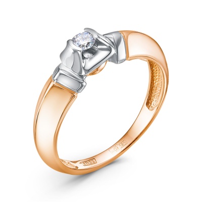 Кольцо из золота с бриллиантом