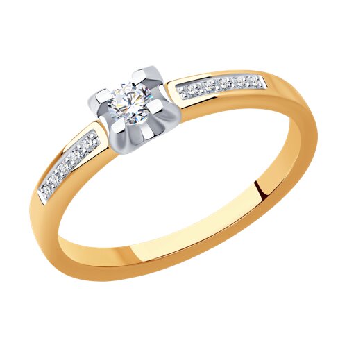 Кольцо из золота с бриллиантами