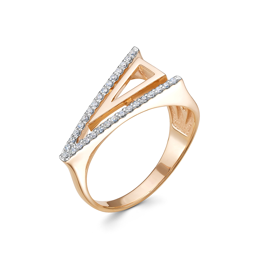 Кольцо из золота с брилиантами