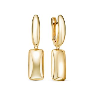 Серьги из желтого золота