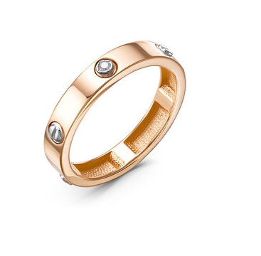 Кольцо из золота с бриллиантами