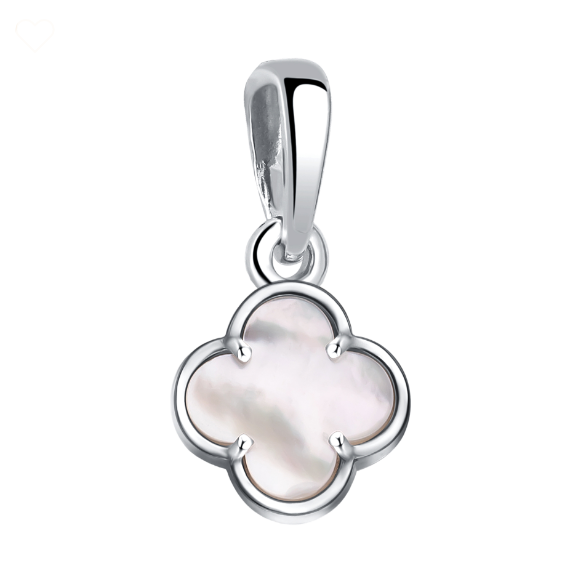 Подвеска из серебра с перламутром