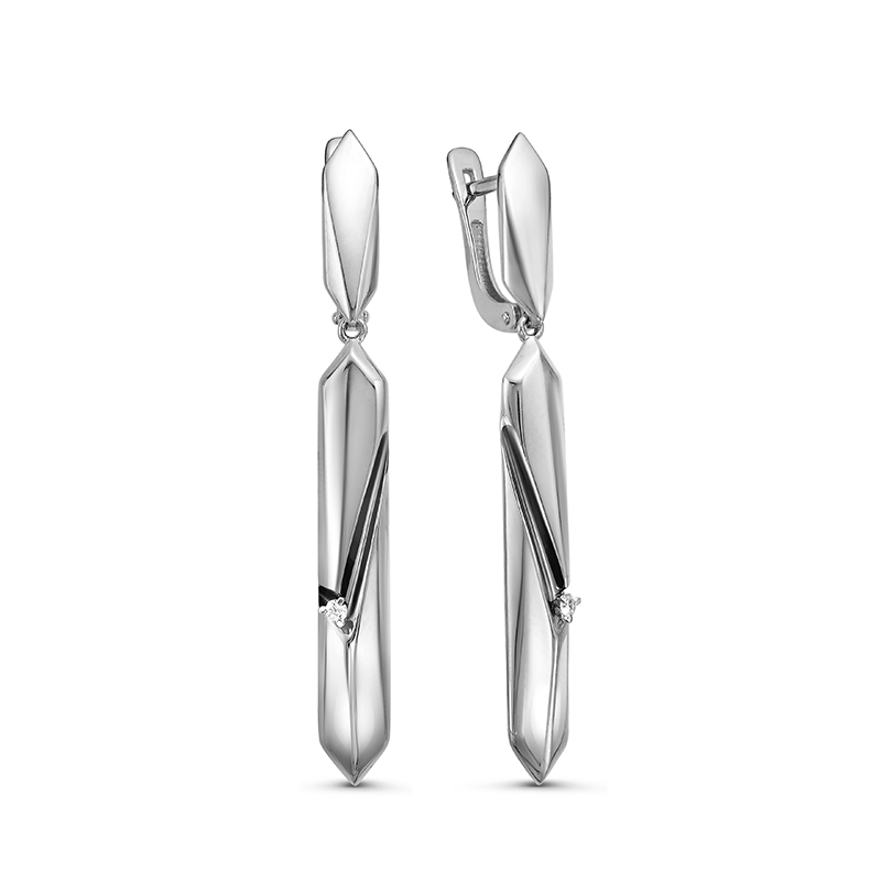 Серьги из золота с бриллиантами