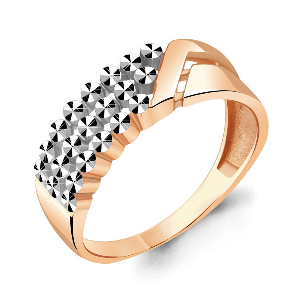 Кольцо из комбинированного золота