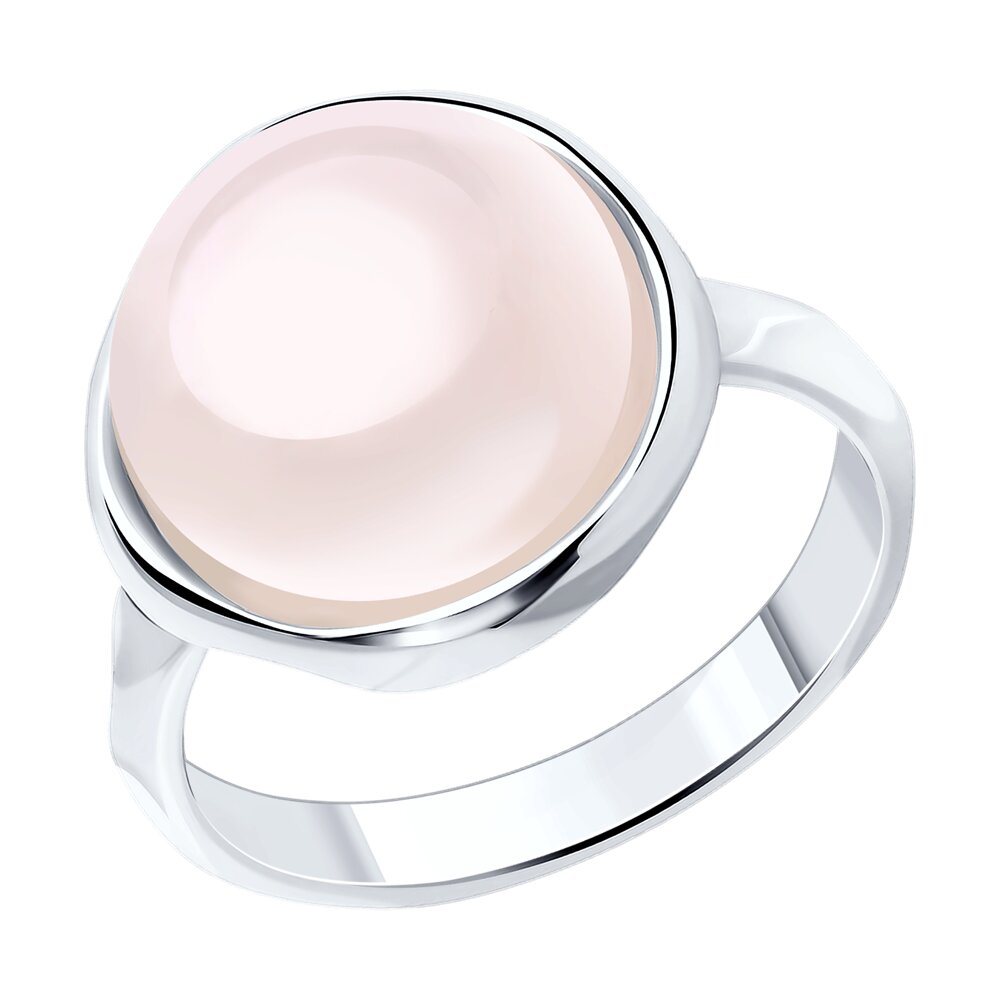 Кольцо из серебра с кварцем