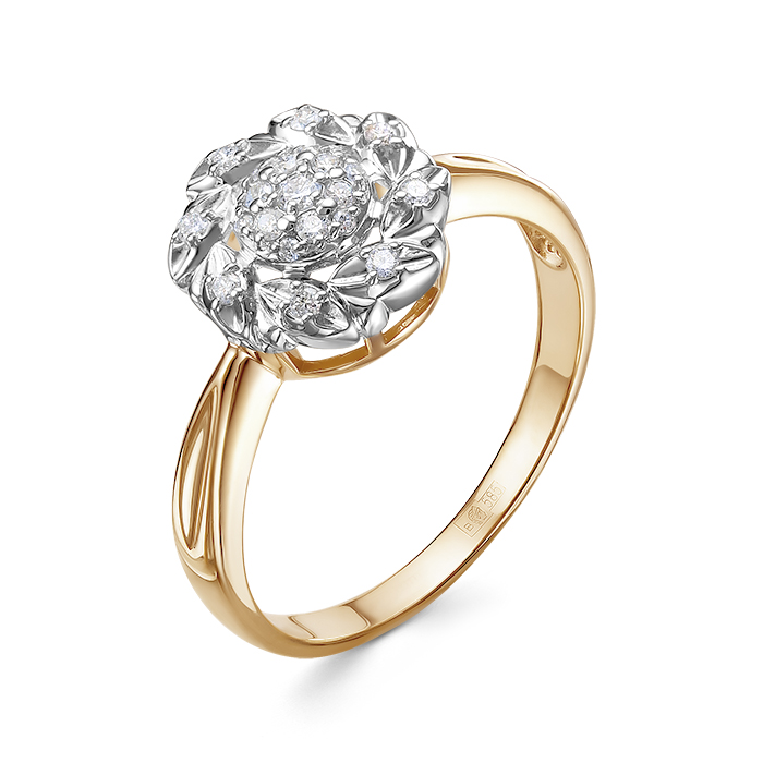 Кольцо из золота с бриллиантами