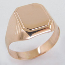 Печатка из красного золота