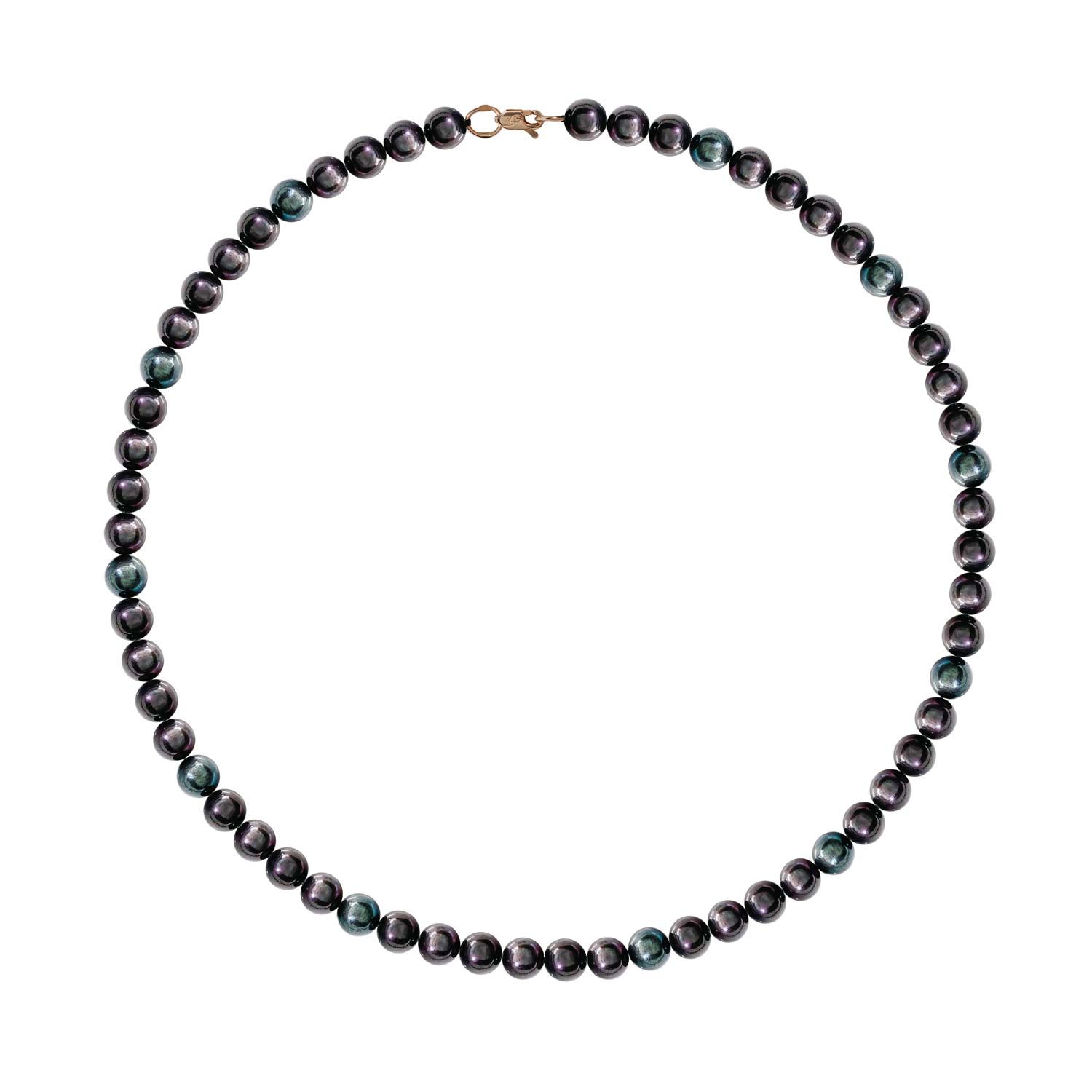 Бусы из красного золота с жемчугом