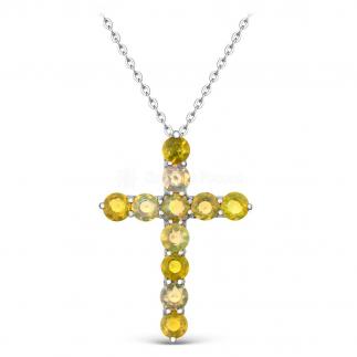 Колье из серебра с опалом