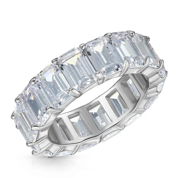 Кольцо из серебра с кубическим цирконием