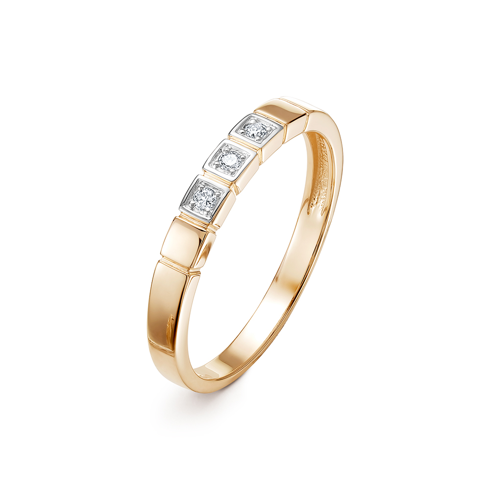 Кольцо из золота с бриллиантами