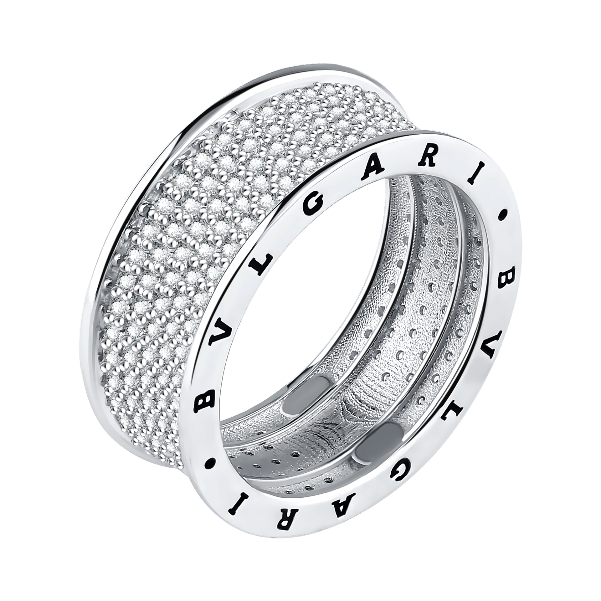 Кольцо из серебра с фианитами