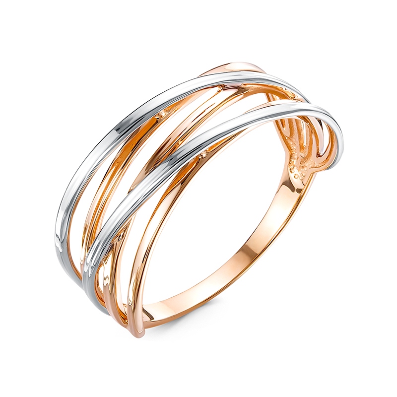 Кольцо из комбинированного золота