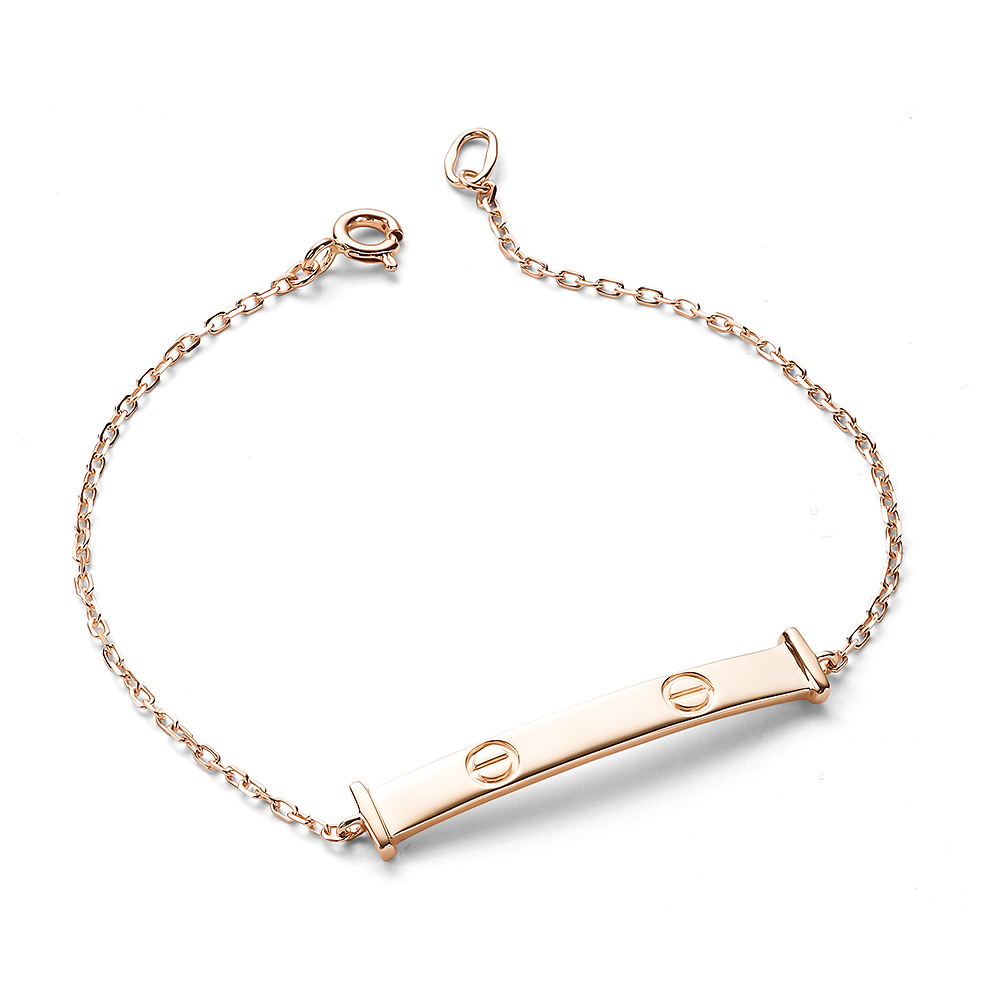 Браслет из красного золота